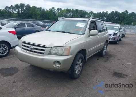 2002 Toyota Highlander V6 из США, поврежденный, VIN JTEHF21A220044066